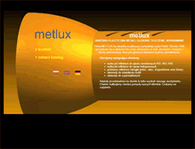 Tablet Screenshot of metlux.pl